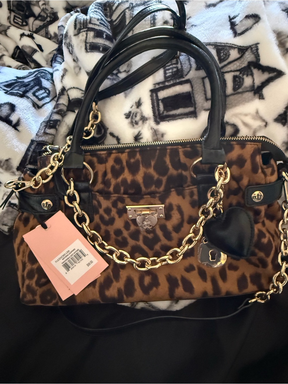 Juicy Couture Leopard Print Satchel